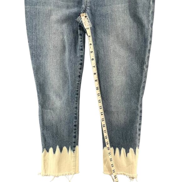 Joes Icon Ankle Sigourney Jeans Womens 28 Blue Dip Dye Skinny Stretch Boho Chic - Picture 11 of 16